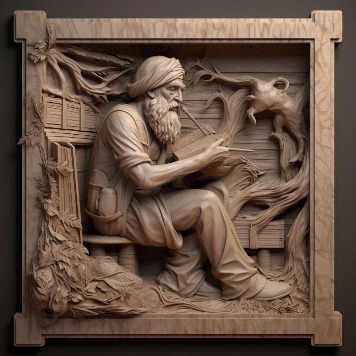 نموذج ثلاثي الأبعاد لآلة CNC 3D Art 